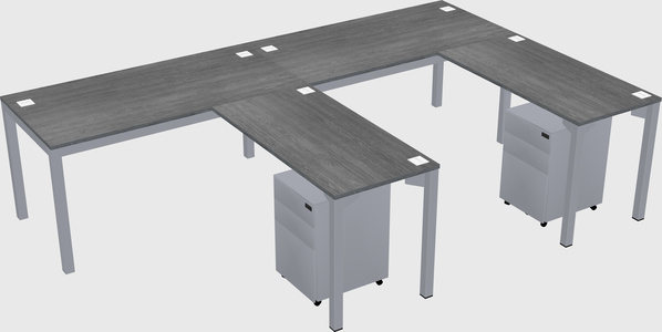 L-shaped desk
