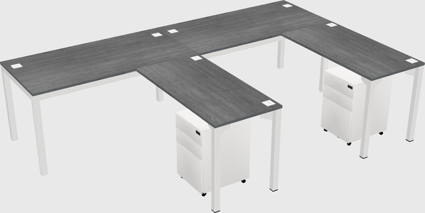 L-shaped desk