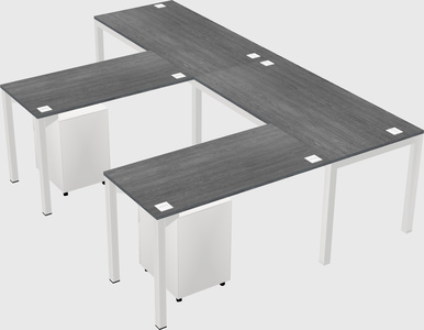L-shaped desk
