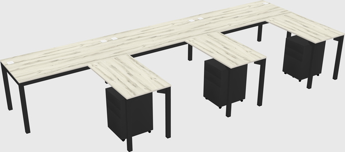 L-shaped desk