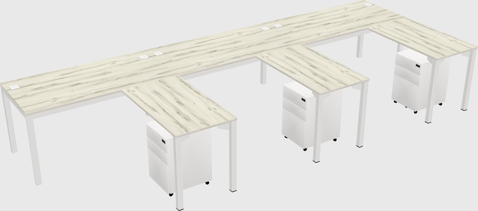 L-shaped desk