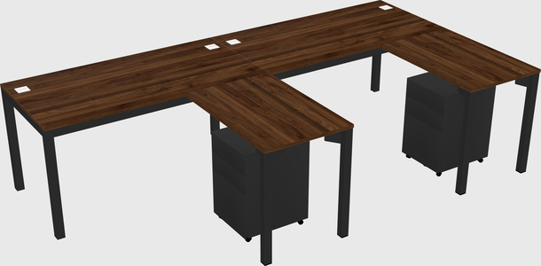 L-shaped desk