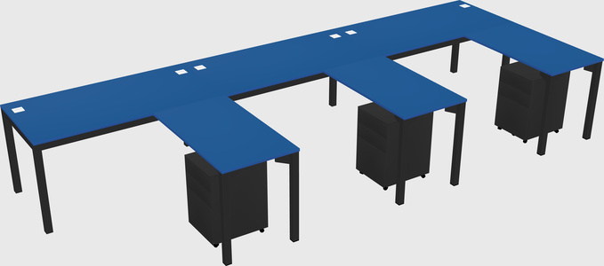 L-shaped desk