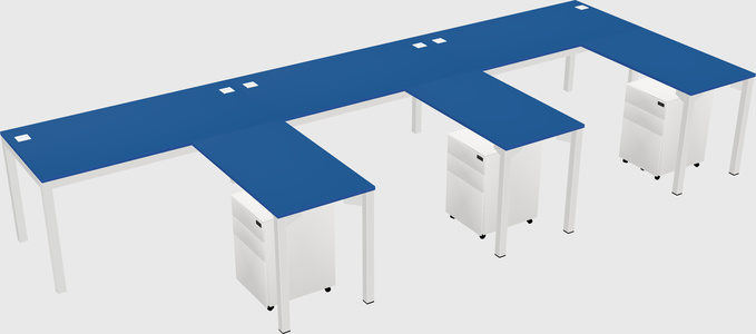 L-shaped desk