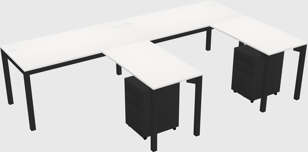 L-shaped desk