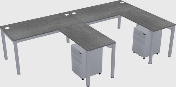 L-shaped desk