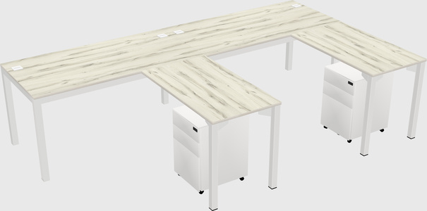 L-shaped desk