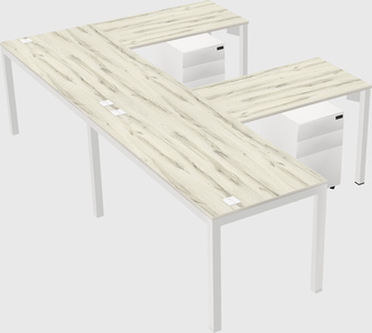 L-shaped desk