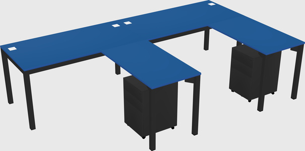 L-shaped desk