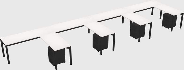 L-shaped desk