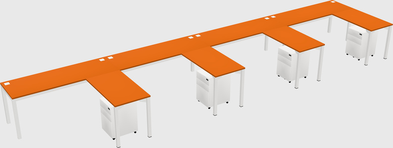 L-shaped desk