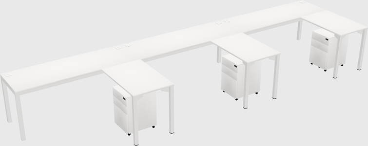 L-shaped desk
