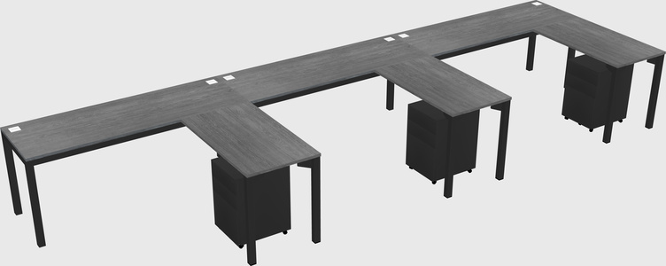 L-shaped desk
