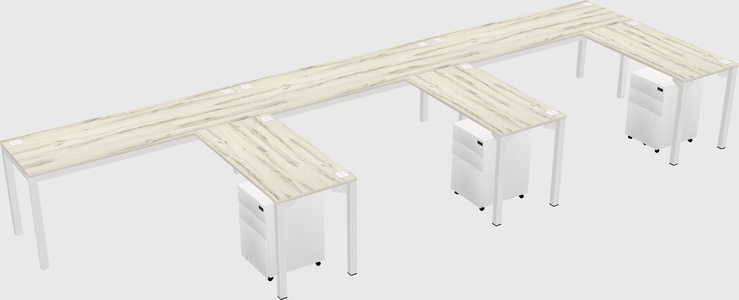 L-shaped desk