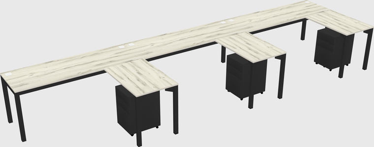 L-shaped desk