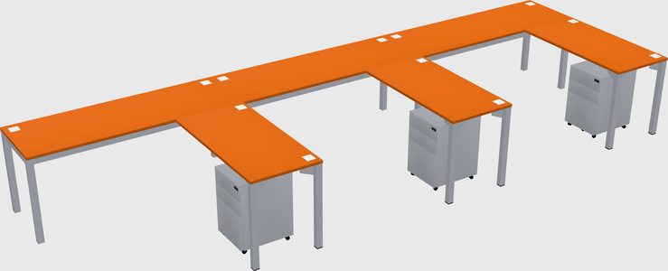 L-shaped desk
