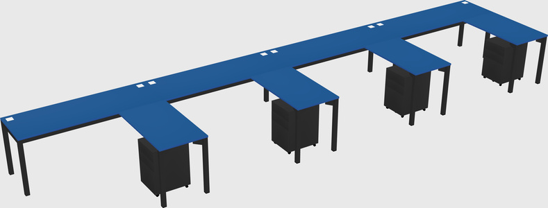 L-shaped desk