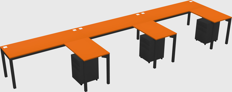 L-shaped desk