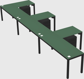 L-shaped desk