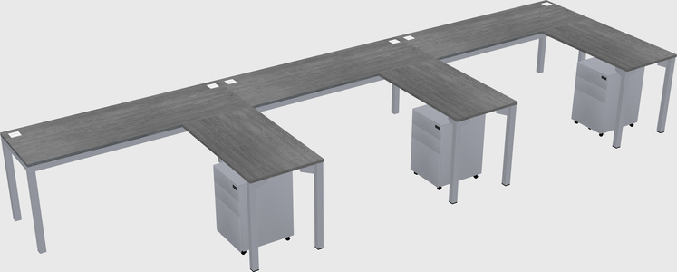 L-shaped desk