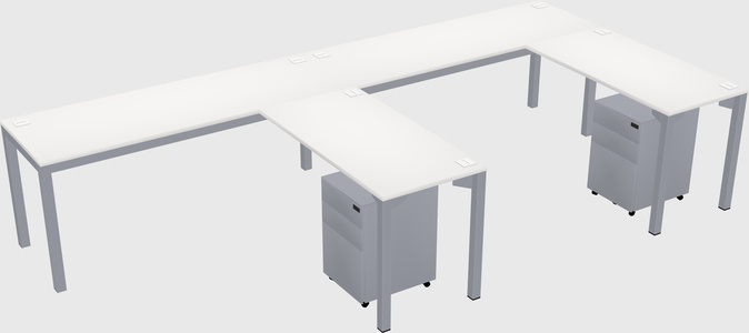 L-shaped desk