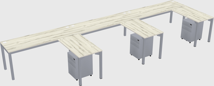L-shaped desk