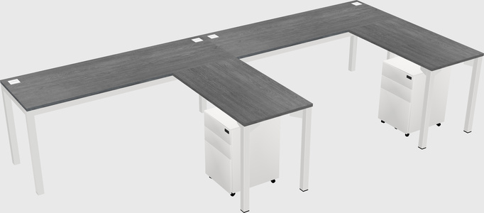 L-shaped desk