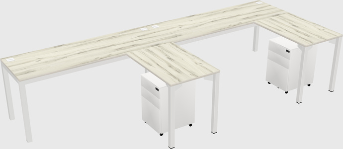 L-shaped desk