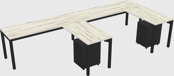L-shaped desk