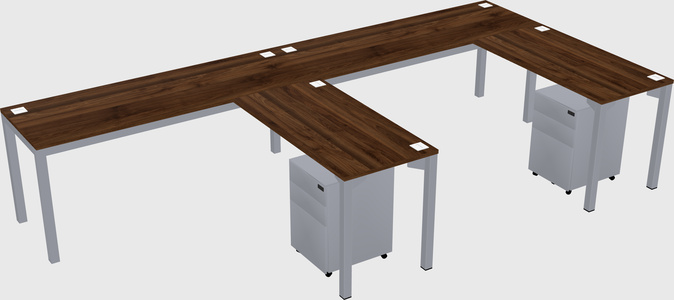 L-shaped desk