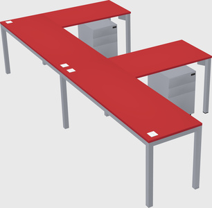 L-shaped desk