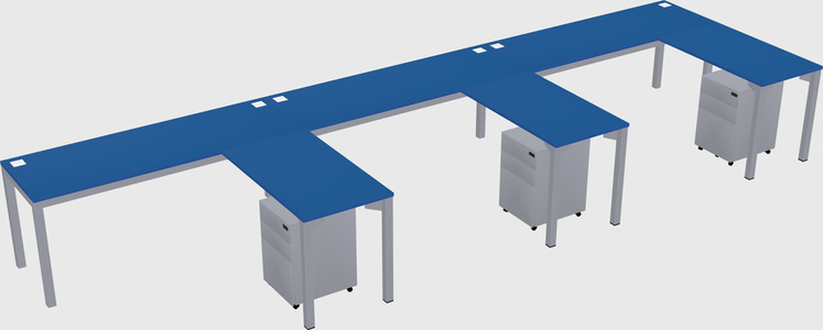 L-shaped desk