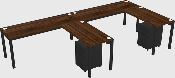 L-shaped desk