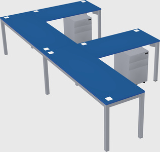 L-shaped desk