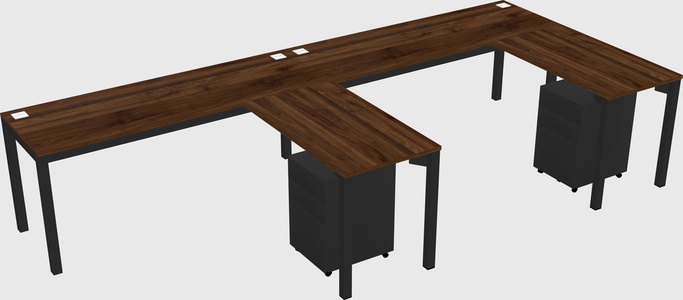 L-shaped desk