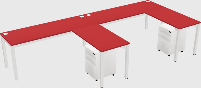 L-shaped desk