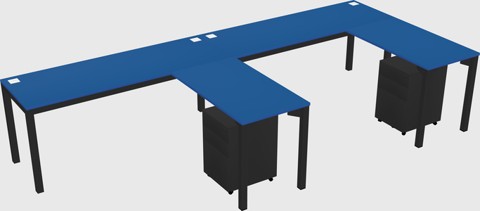 L-shaped desk