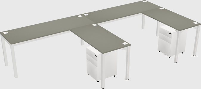 L-shaped desk