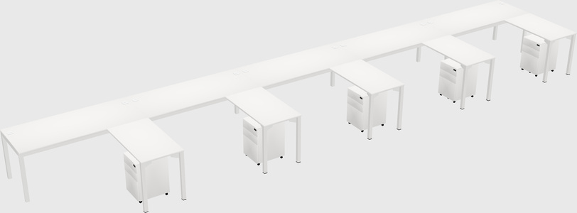 L-shaped desk