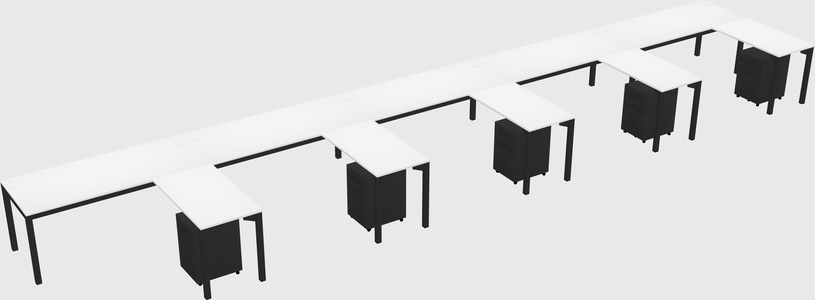 L-shaped desk