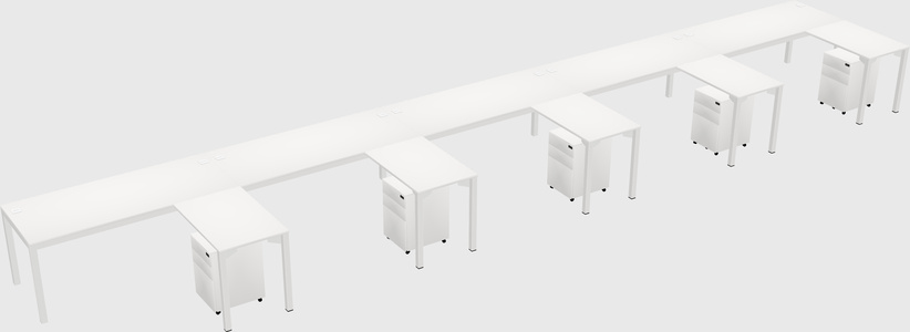 L-shaped desk