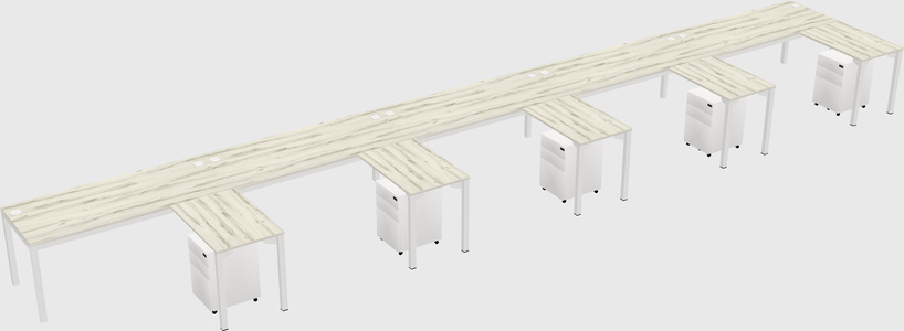 L-shaped desk
