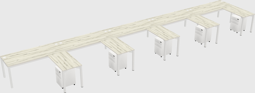 L-shaped desk