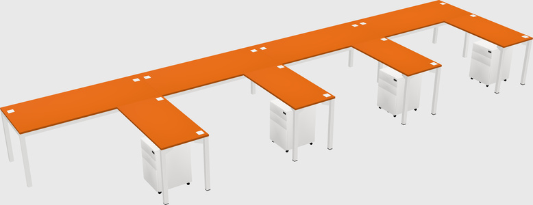 L-shaped desk