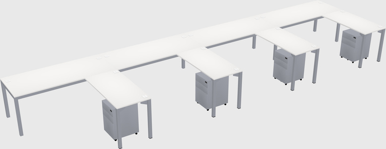 L-shaped desk
