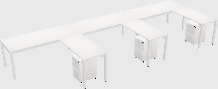 L-shaped desk