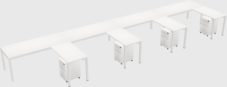 L-shaped desk
