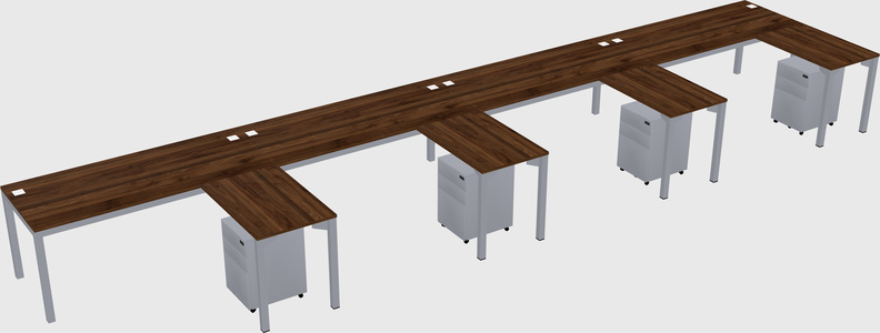 L-shaped desk
