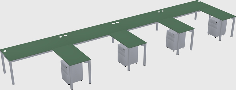 L-shaped desk