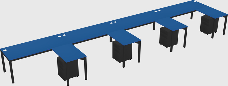 L-shaped desk